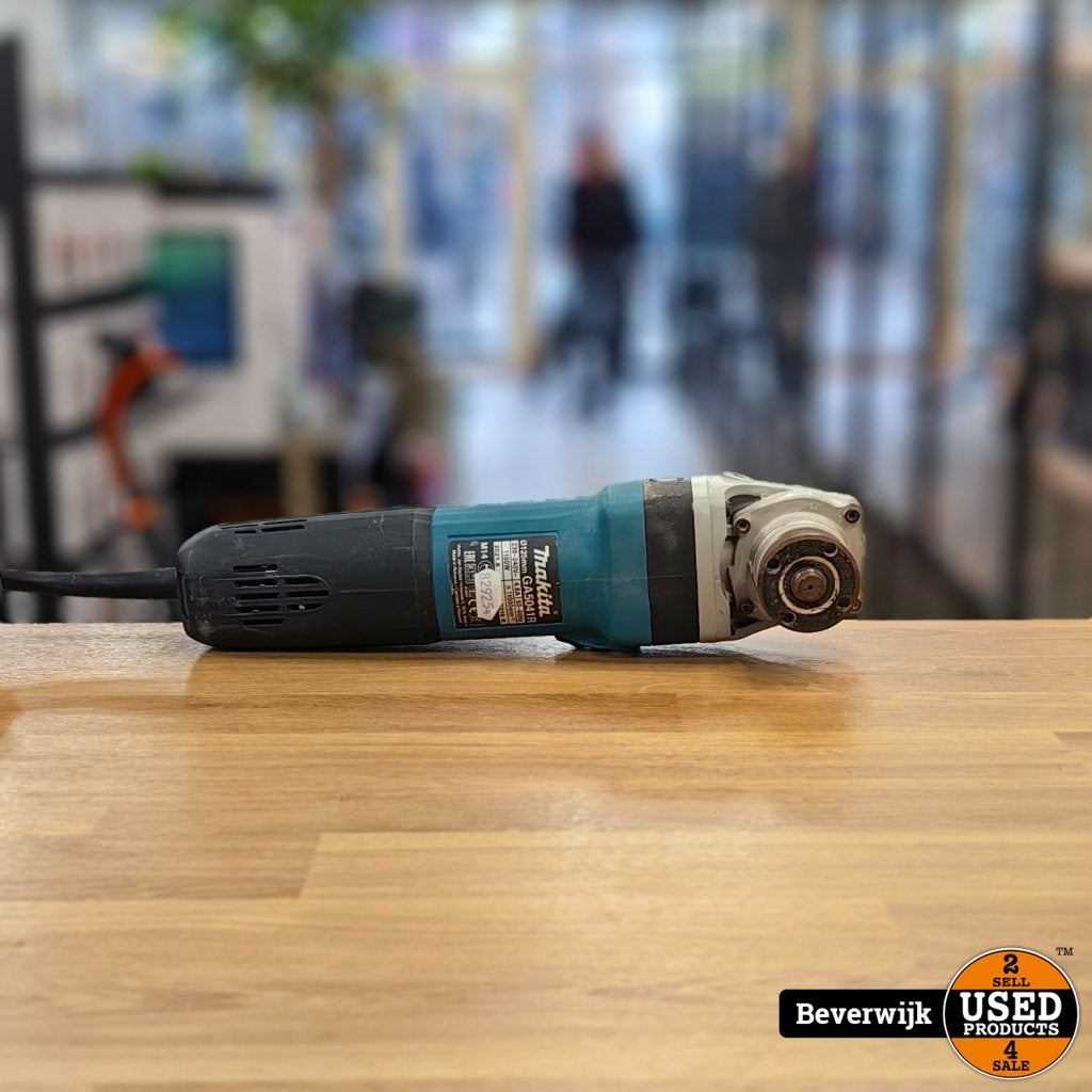 Makita GA5041R Haakse Slijper | BJ 2021 - Netjes, Makita, Gebruikt, Support@makita.com, Makita Corporation, 3-11-8, Sumiyoshi-cho, 
Anjo, Aichi 446-8502
Japan