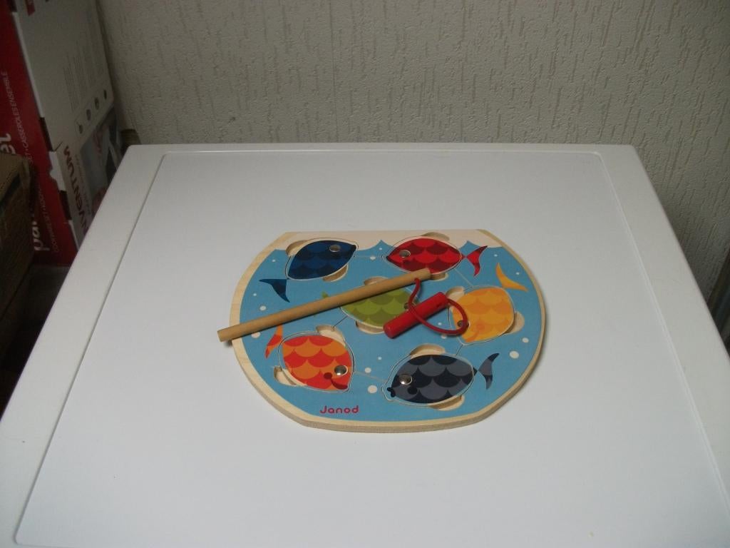 Hengelpuzzel Janod 6 delig, Ophalen of Verzenden, Gebruikt