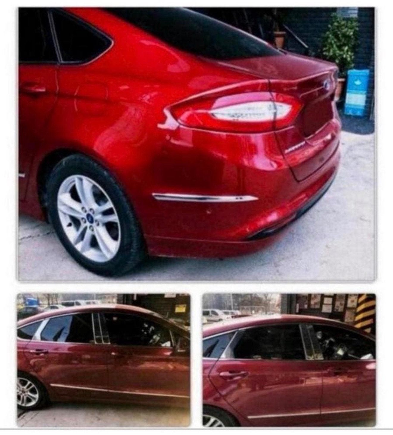 Ford Mondeo MK5 Sedan 2015+ Chrome sierstrips strips chroom, Ophalen of Verzenden, P, P, P
