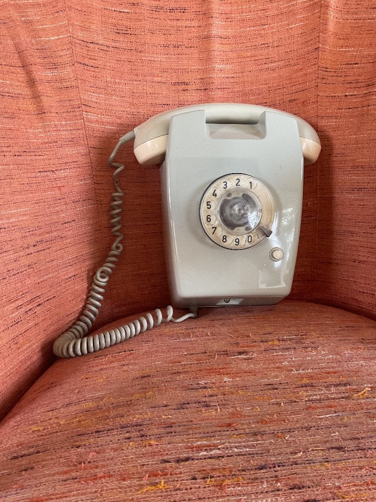 Telefoon PTT wandmodel W65, Telecommunicatie, Ophalen, Gebruikt, Met draaischijf