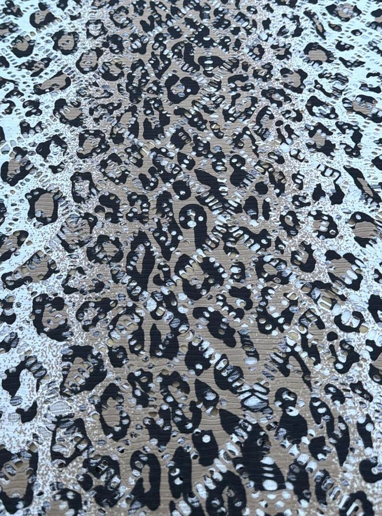 Panter fantasy, Hobby en Vrije tijd, Stoffen en Lappen, 120 cm of meer, Ophalen of Verzenden, Zo goed als nieuw, Katoen