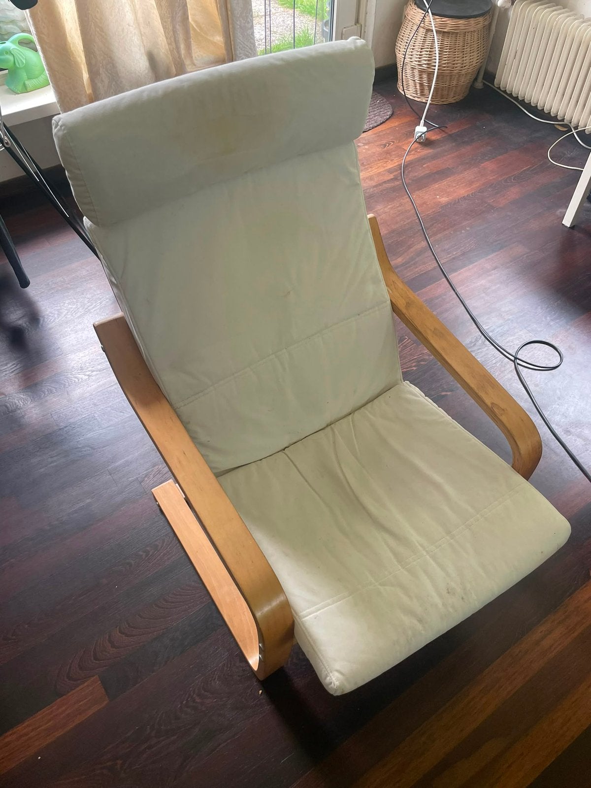 Gratis ikea stoel!! Poäng, Ophalen, Gebruikt, Eenpersoons, 75 tot 100 cm