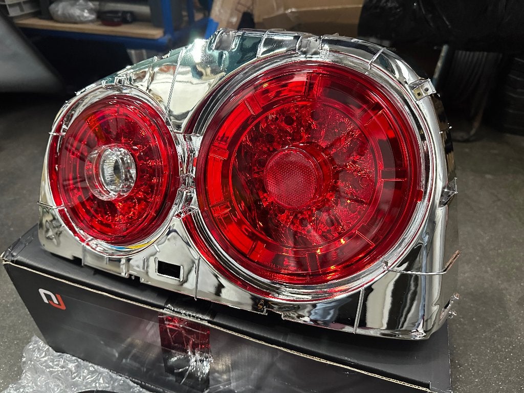 78Works red clear achterlichten Skyline R34 GTT GTR GT-R, Ophalen of Verzenden