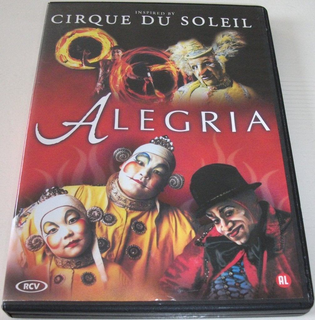 Dvd *** ALEGRIA *** Inspired by Cirque Du Soleil, Engels, Alle leeftijden, Nederlands, Overige genres