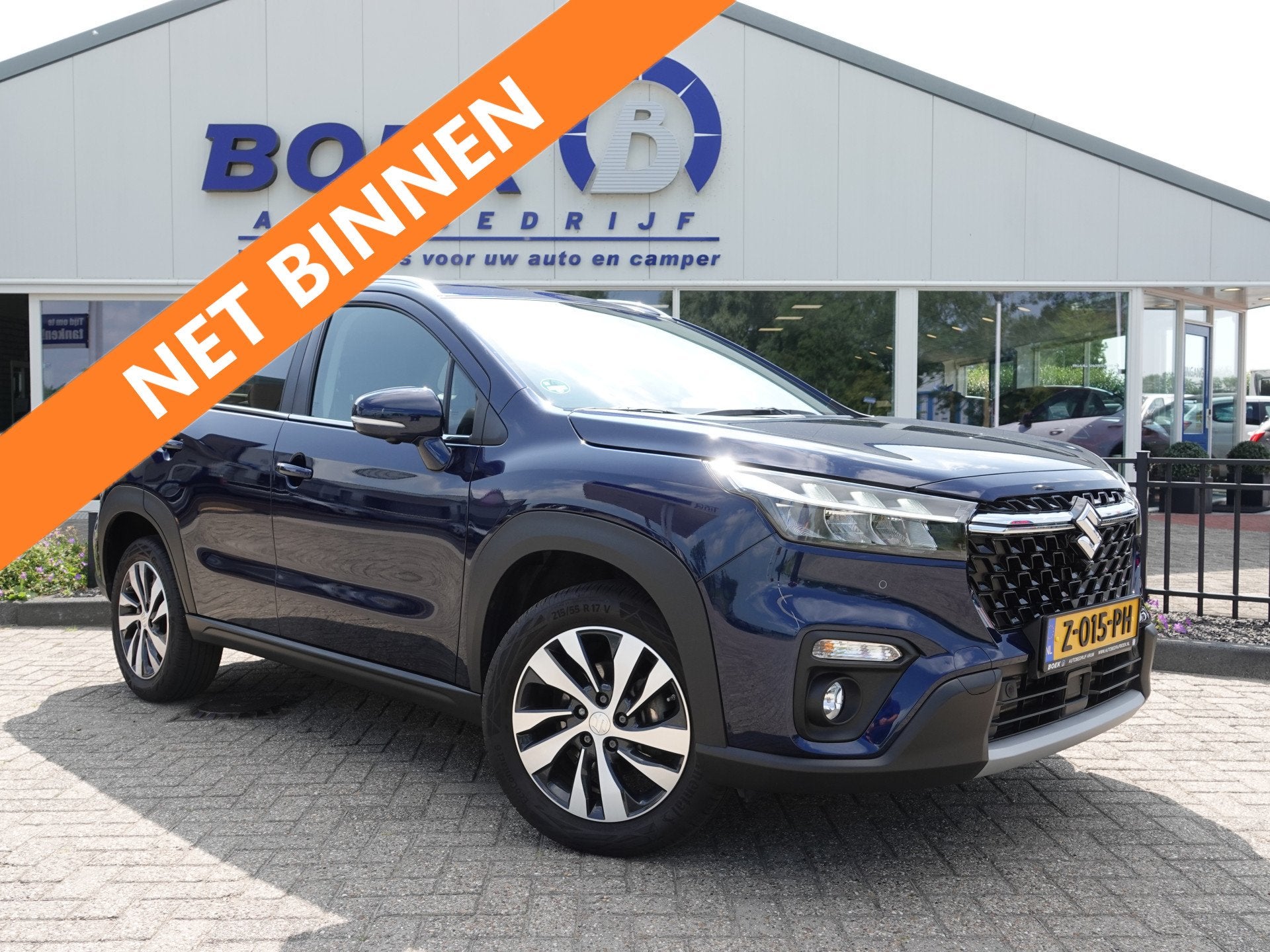 Suzuki S-Cross 1.4 Boosterjet Style Smart Hybrid AFN. TREKH., Voorwielaandrijving, Gebruikt, Euro 6, Blauw