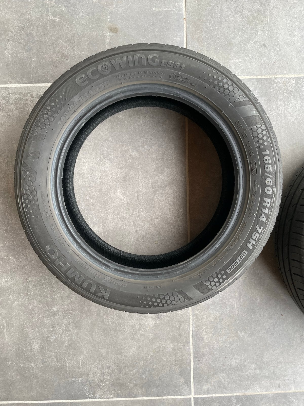 2 banden afkomstig van Kia Picanto, Auto-onderdelen, Banden en Velgen, Ophalen, 14 inch, Gebruikt, Band(en)