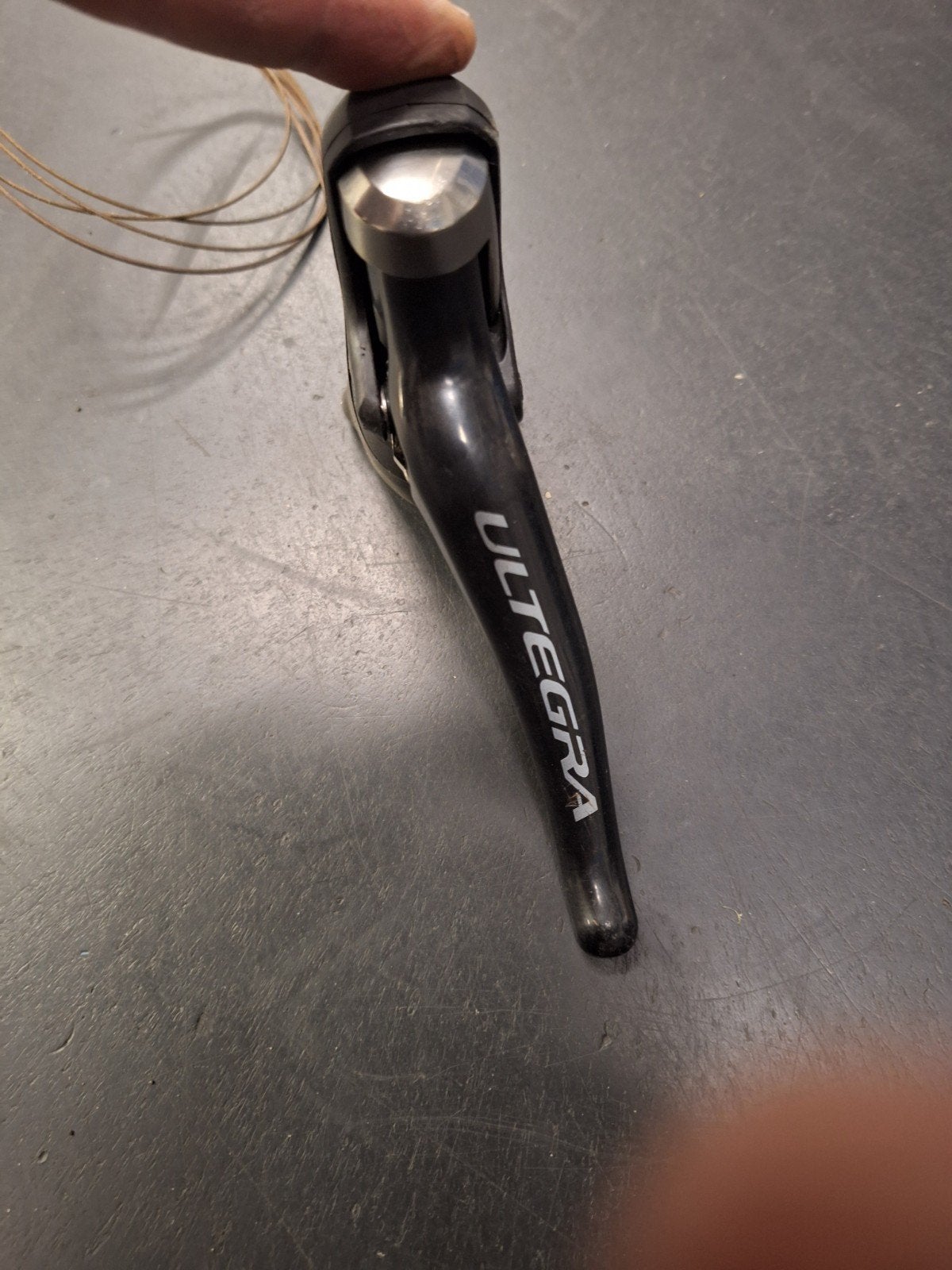 Shimano Ultegra ST-6800 linker shifter 2x, Gebruikt, Overige typen, Ophalen of Verzenden, Shimano