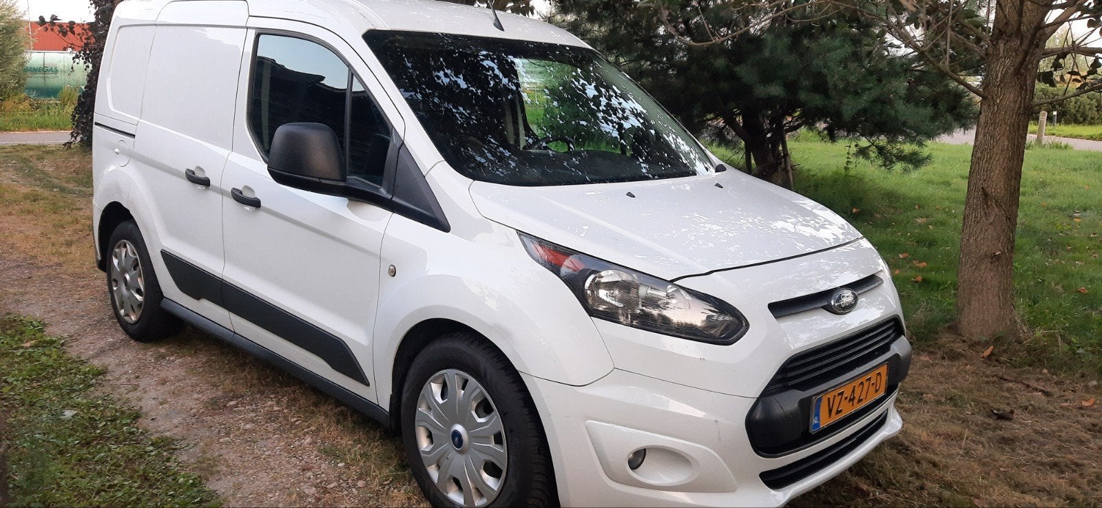 Ford Transit Connect 1.5 Tdci * EURO 6 * 3pers * Trekhaak *, Auto's, 745 kg, Stof, 74 pk, 4 cilinders