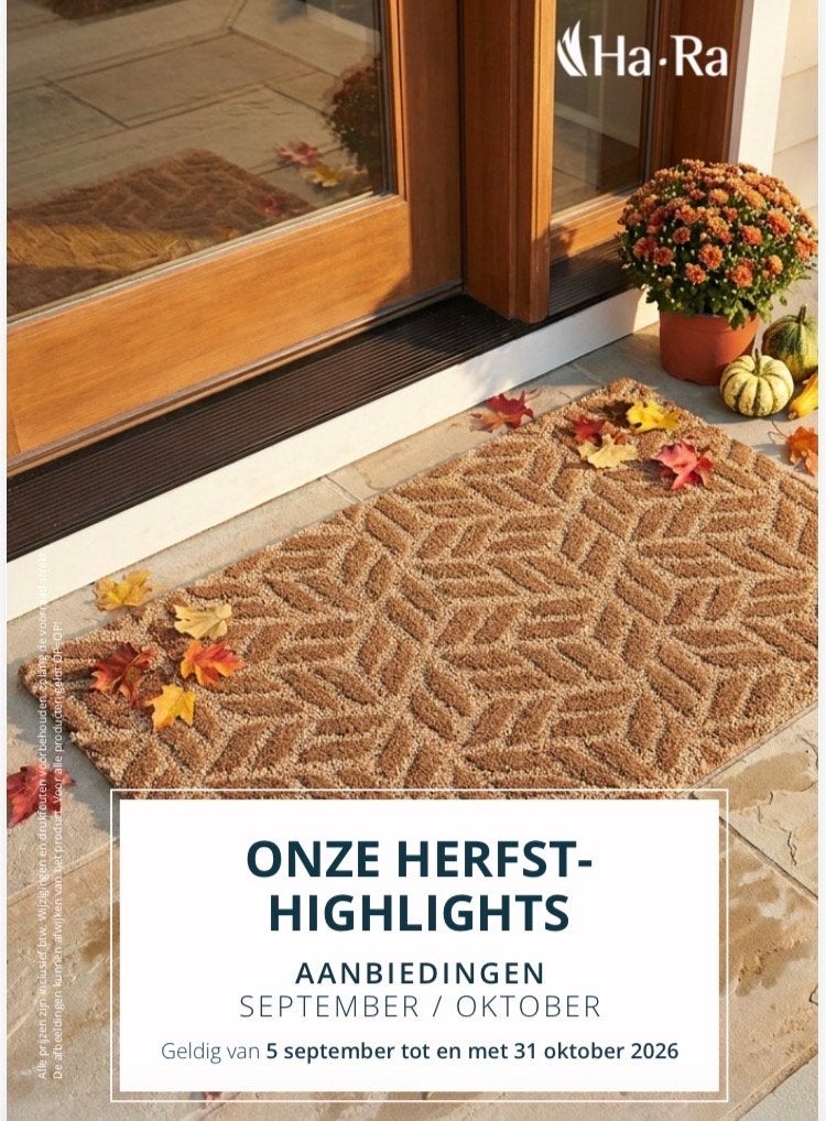 Ha-Ra flyer september/oktober: Duurzaam schoonmaken!, Ophalen of Verzenden, Schoonmaakmiddel