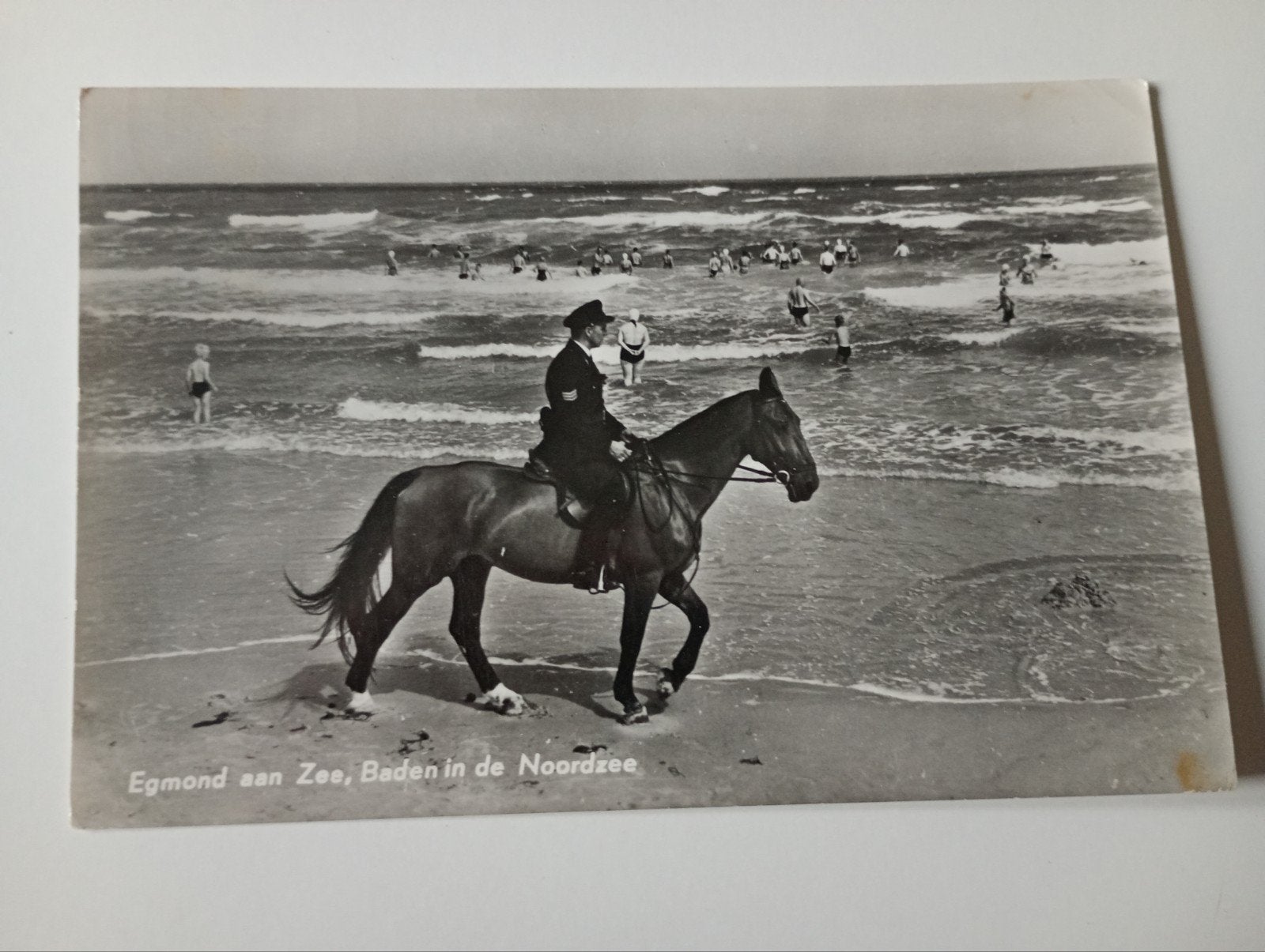 Egmond aan Zee Politie 1968, Ophalen of Verzenden, 1960 tot 1980, Gelopen, Noord-Holland