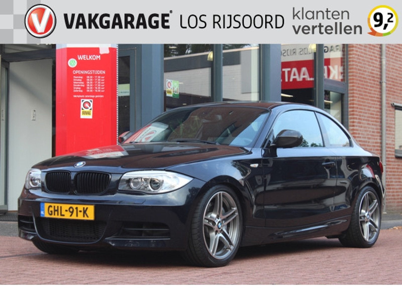 BMW 1 Serie 135i Coupé Handgeschakeld *High Executive* | Sc, Auto's, 1-Serie, Euro 5, Gebruikt, Zwart