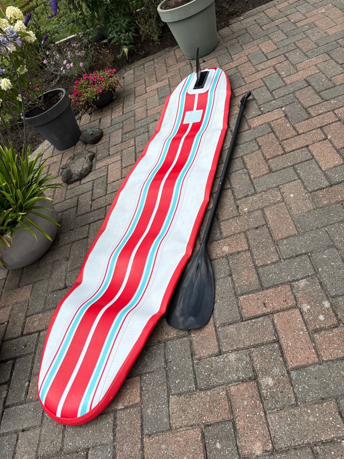 Opblaasbaar SUP-board met peddel - Zo goed als nieuw, Ophalen of Verzenden, Zo goed als nieuw, SUP-boards