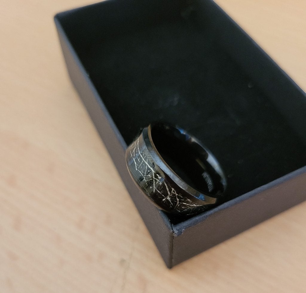 3 stoere zwarte ringen zie foto's, Verzenden, Zwart, Nieuw, Dame of Heer