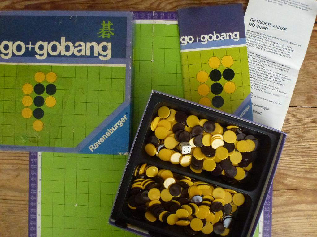 Go+Gobang spel, Een of twee spelers, Ophalen of Verzenden, Zo goed als nieuw