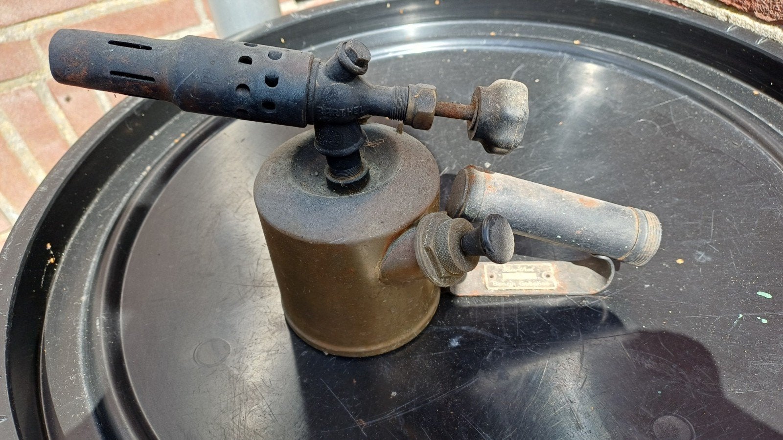 Schuur vondst antieke benzine brander, Antiek en Kunst, Ophalen
