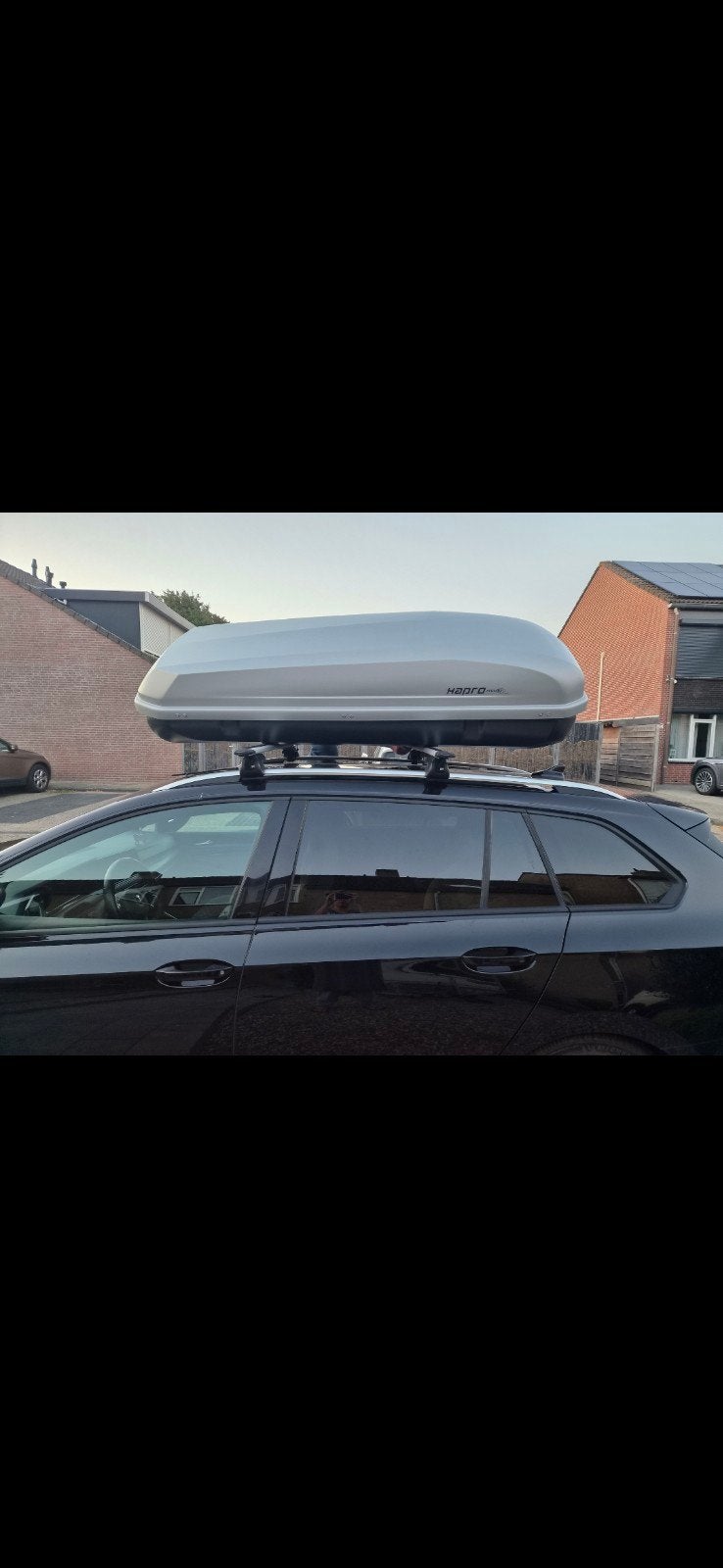 Hapro roady 450 Dakkoffer met dakdragers, Ophalen, Gebruikt