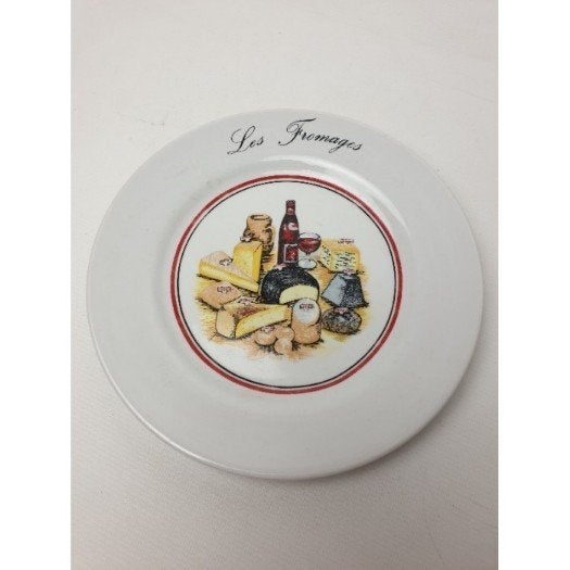# Sandra Rich kaasplank bord 21 cm doorsnede, Gebruikt, Ophalen of Verzenden, Bord(en), Overige stijlen