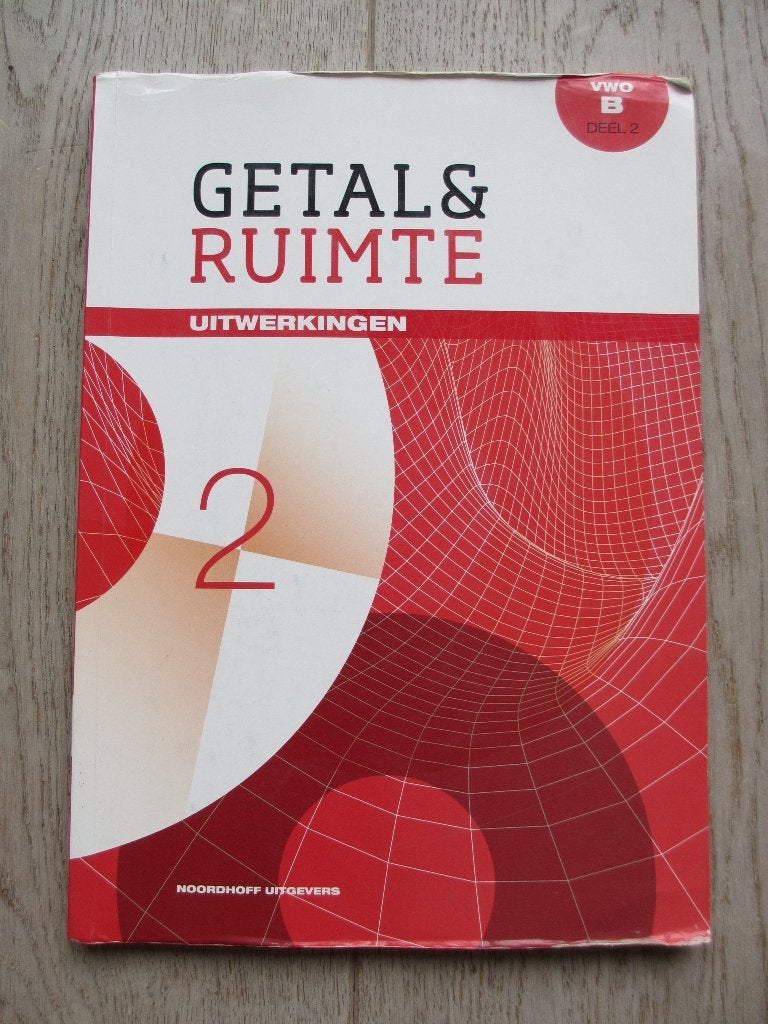 Wiskundeboek Getal & Ruimte uitwerkingen – VWO B – deel 2, Gelezen, VWO, Ophalen of Verzenden, Wiskunde B