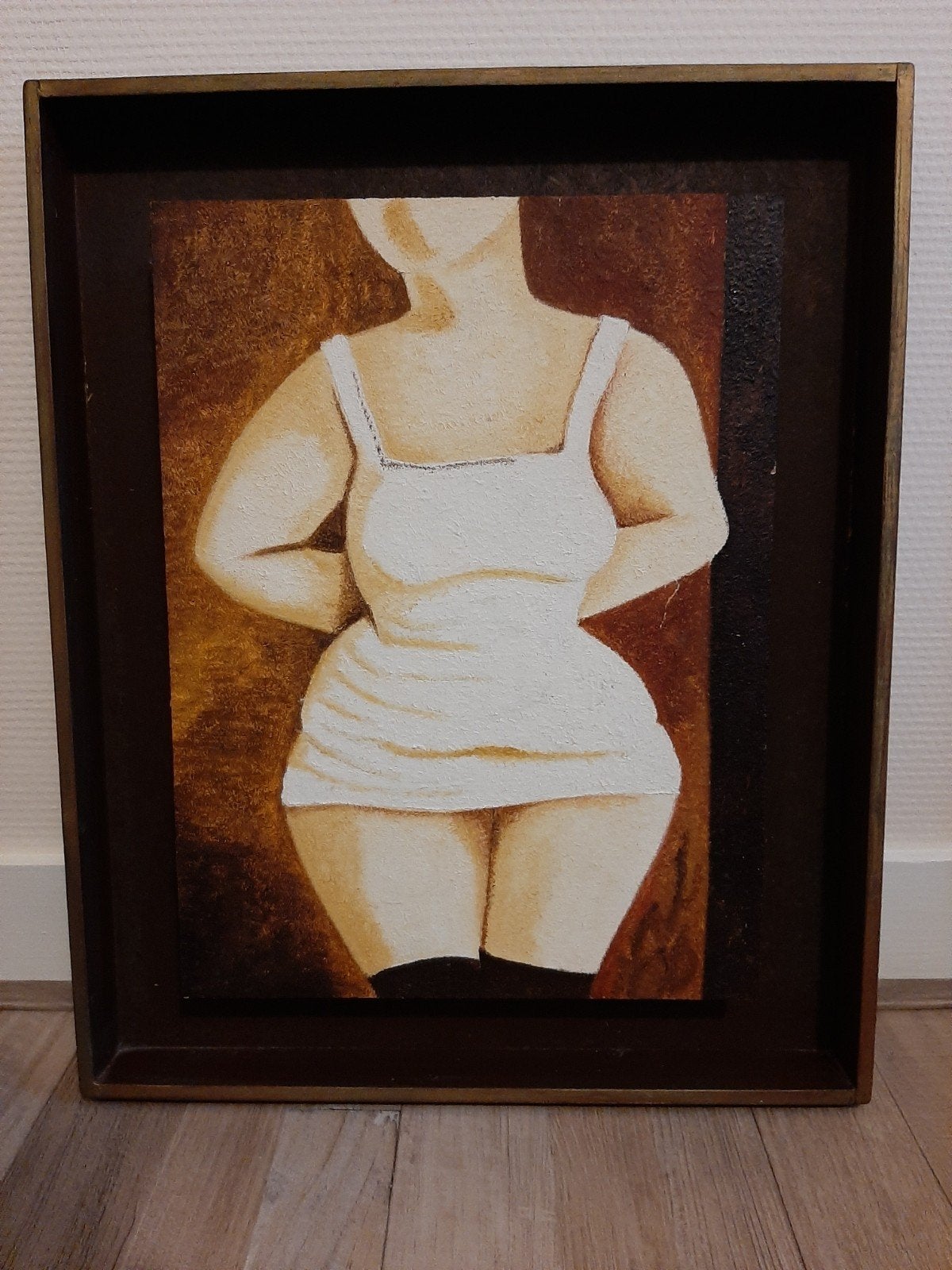 schilderij vrouw, Antiek en Kunst, Ophalen of Verzenden