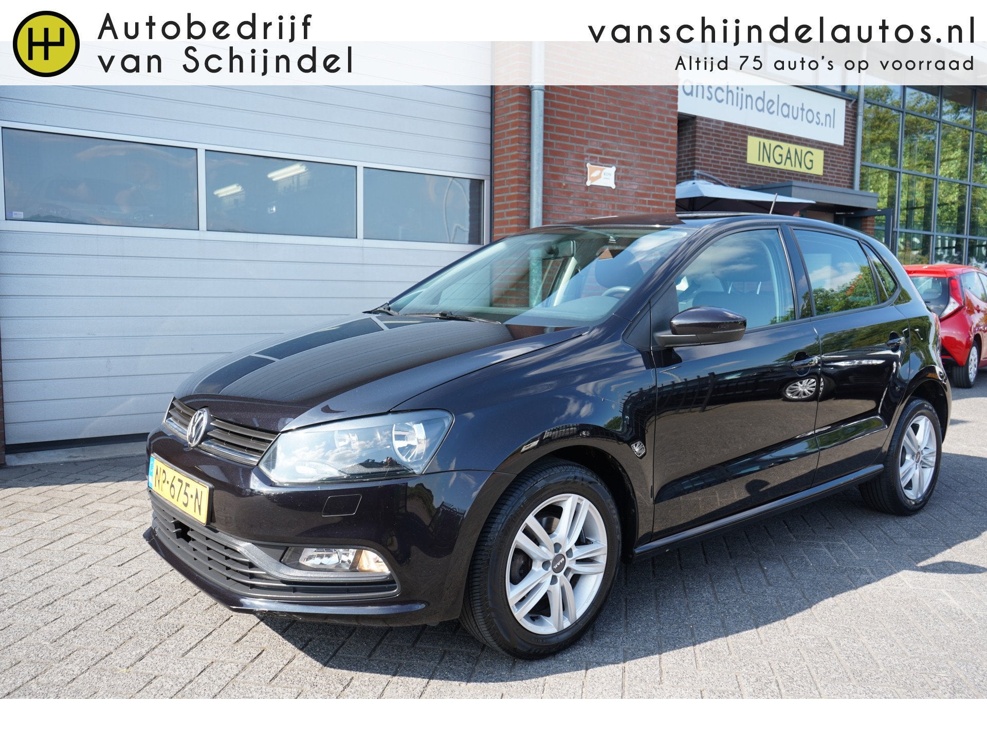 Volkswagen Polo 1.0 COMFORTLINE EDITION 5 DEURS OKT 2016 AIR, Auto's, Volkswagen, Stof, Zwart, Bedrijf, Handgeschakeld