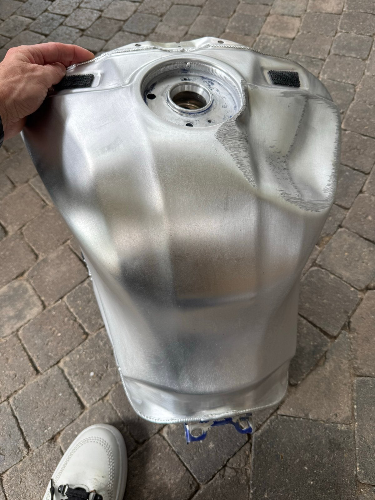 Yamaha R1 RN32 RN49 RN65 Tank - Geborstelde look, Ophalen of Verzenden, Gebruikt
