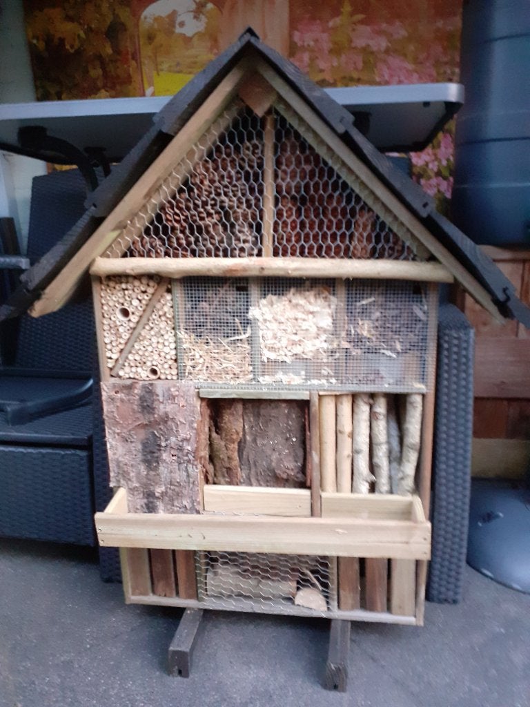 Insectenhotel, Ophalen, Nieuw