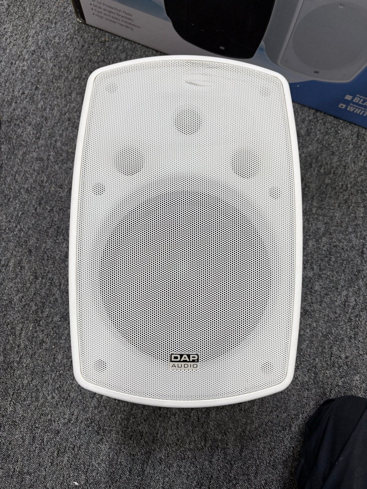 DAP Audio EVO 8 speakers wit – 2x 80W – incl. beugels & doos, Gebruikt, Inclusief muurbeugels, Speakerset, 60 tot 120 watt