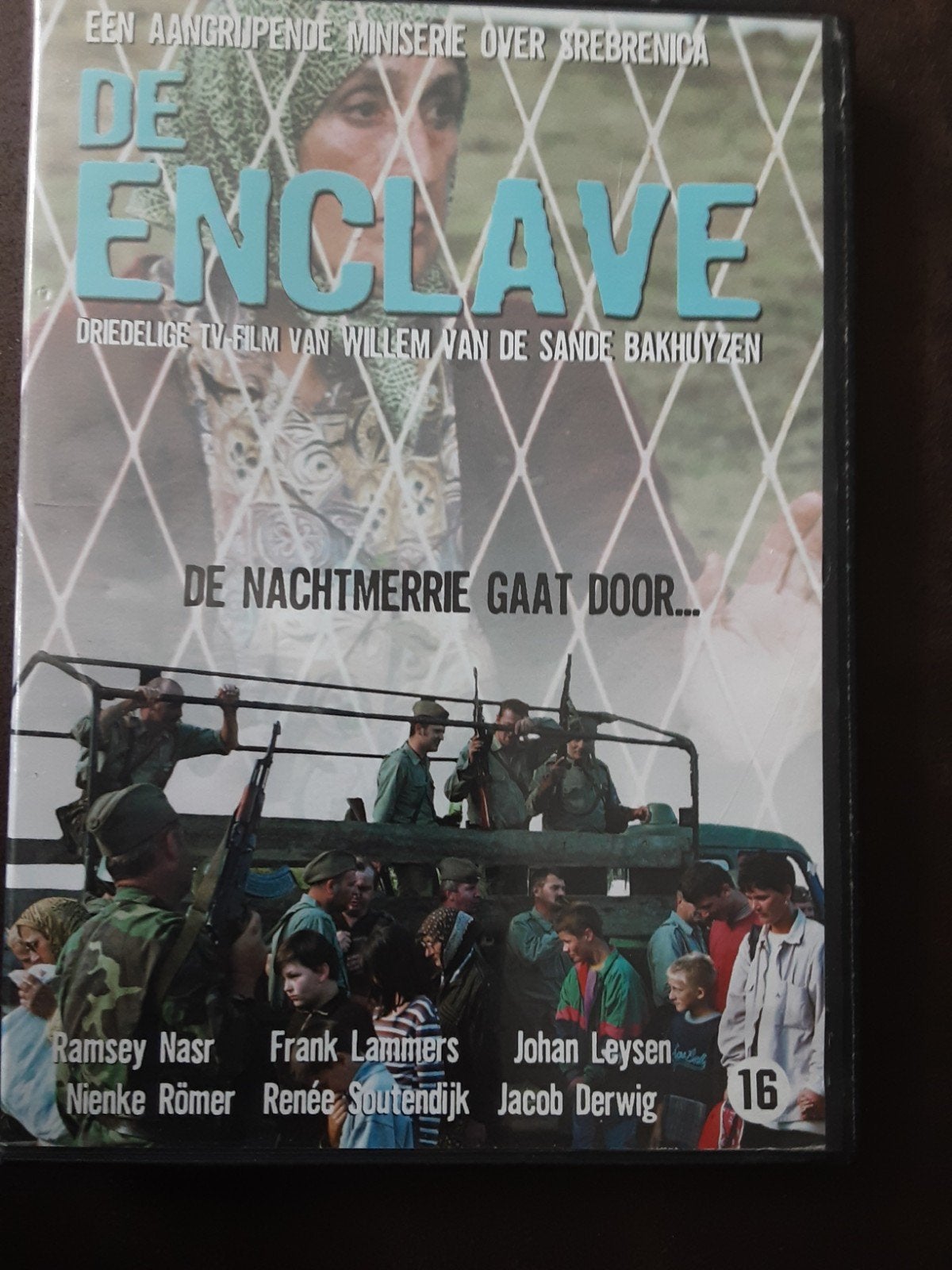 DVD: De Enclave - aangrijpende miniserie over Srebrenica, Vanaf 16 jaar, Ophalen of Verzenden, Gebruikt, Overige genres