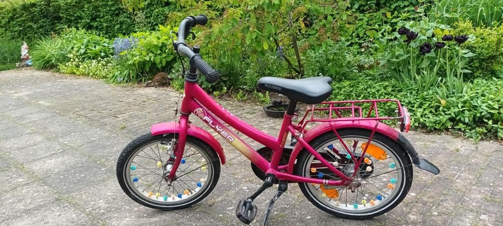 Loekie meisjes fiets, Fietsen en Brommers, Ophalen, Gebruikt, Minder dan 16 inch