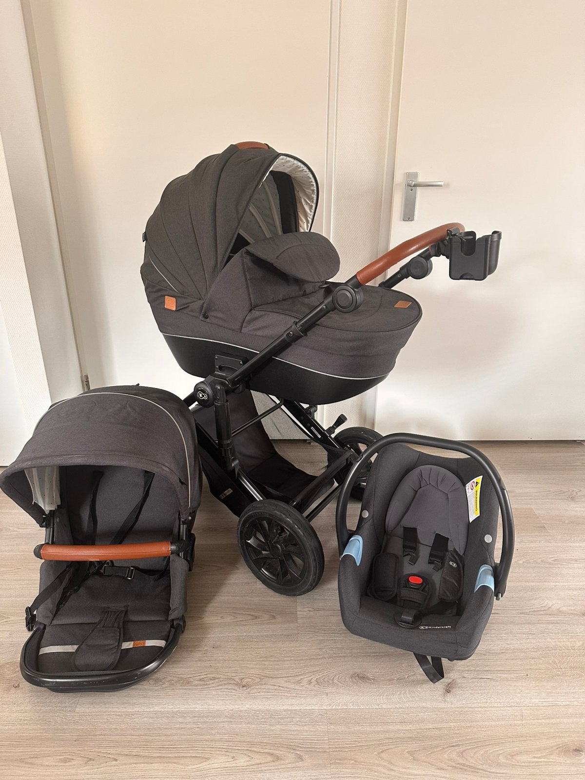 Kinderwagen KinderKraft Prime 3in1, Kinderen en Baby's, Kinderwagens en Combinaties, Ophalen, Zo goed als nieuw, Overige merken