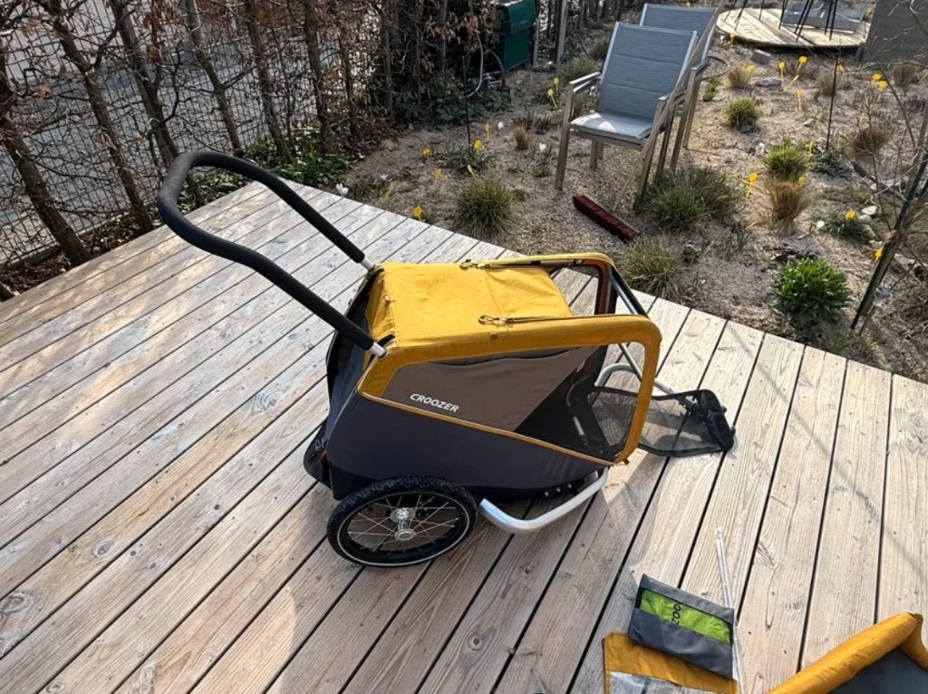 Croozer Peppa – compleet met veel extra's., Ophalen of Verzenden, Zo goed als nieuw, Hondenkar, 20 tot 40 kg