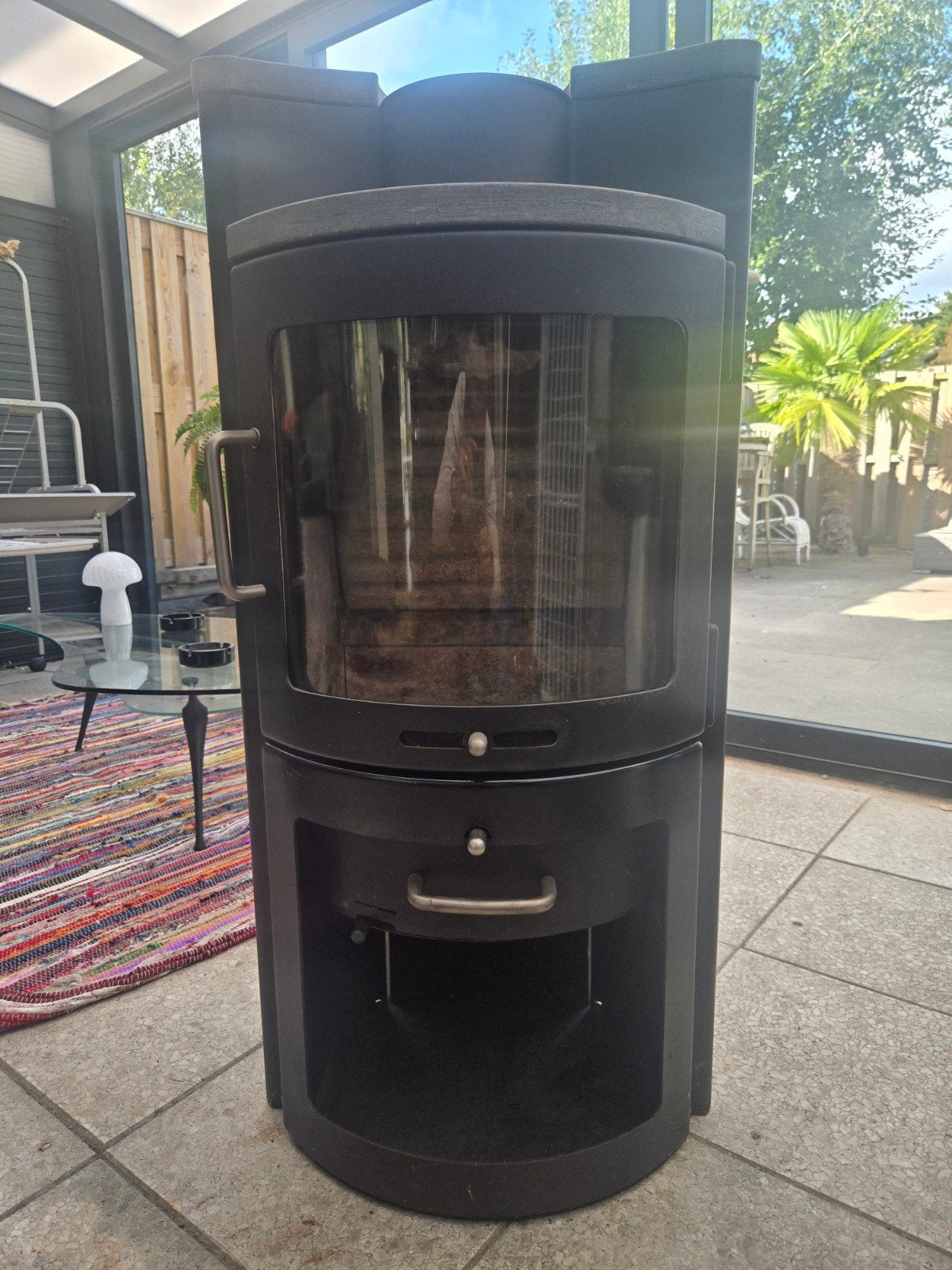 Houtkachel ABC 2014 - 4.5 kW, Ophalen, Gebruikt, Houtkachel, Vrijstaand