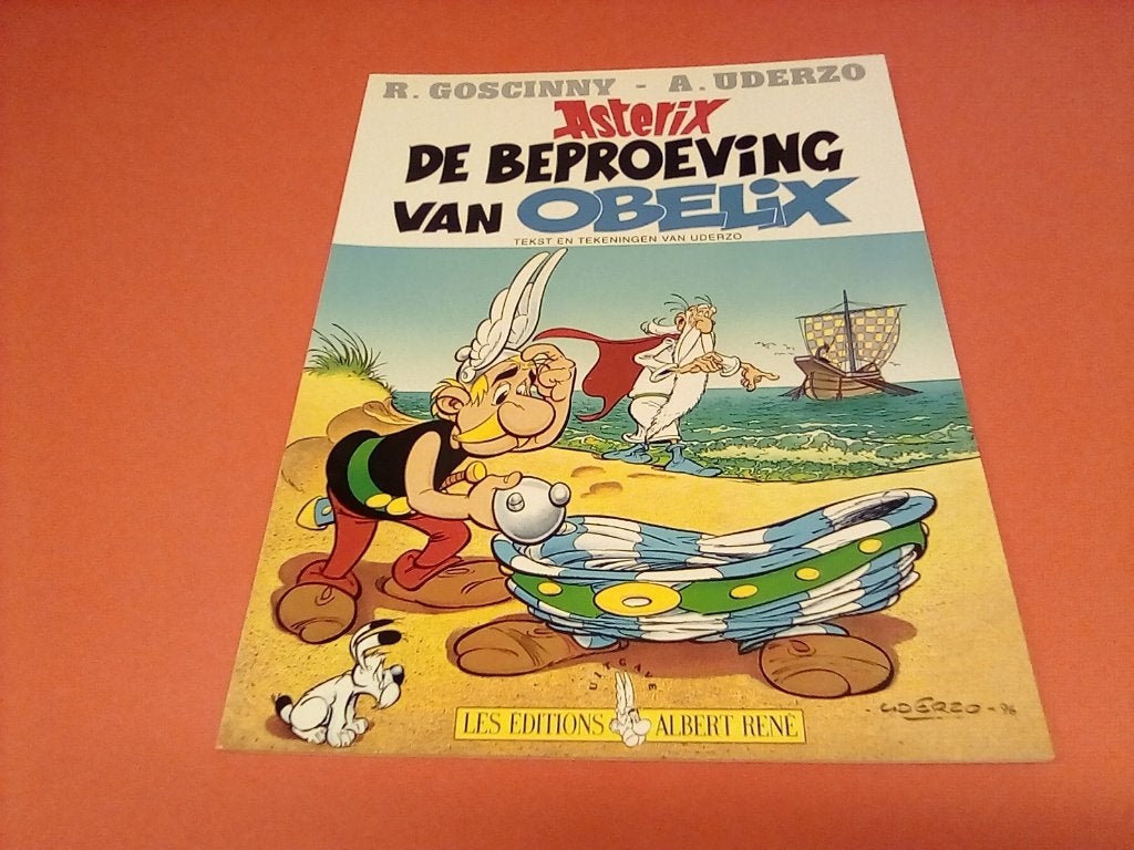 asterix /// de beproeving van obelix ///, Eén stripboek, Ophalen of Verzenden, Gelezen