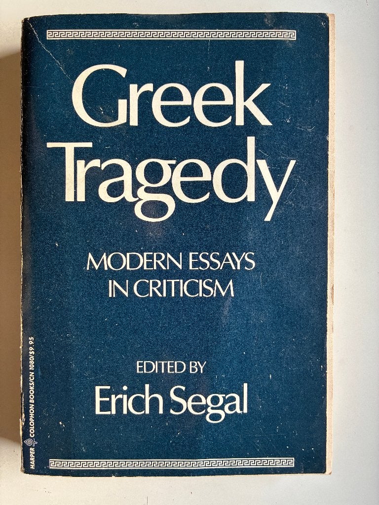 Greek tragedy, Gelezen, Ophalen of Verzenden, Erich Segal, Amerika