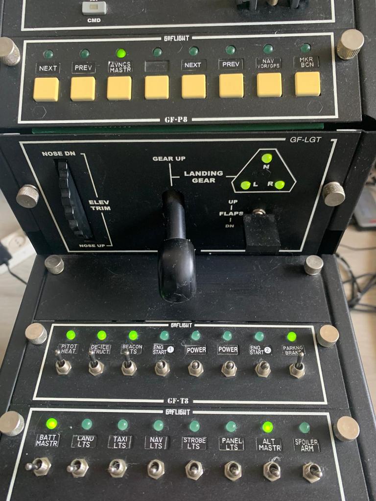 GoFlight Flight Simulator cockpit set, Ophalen of Verzenden, Zo goed als nieuw