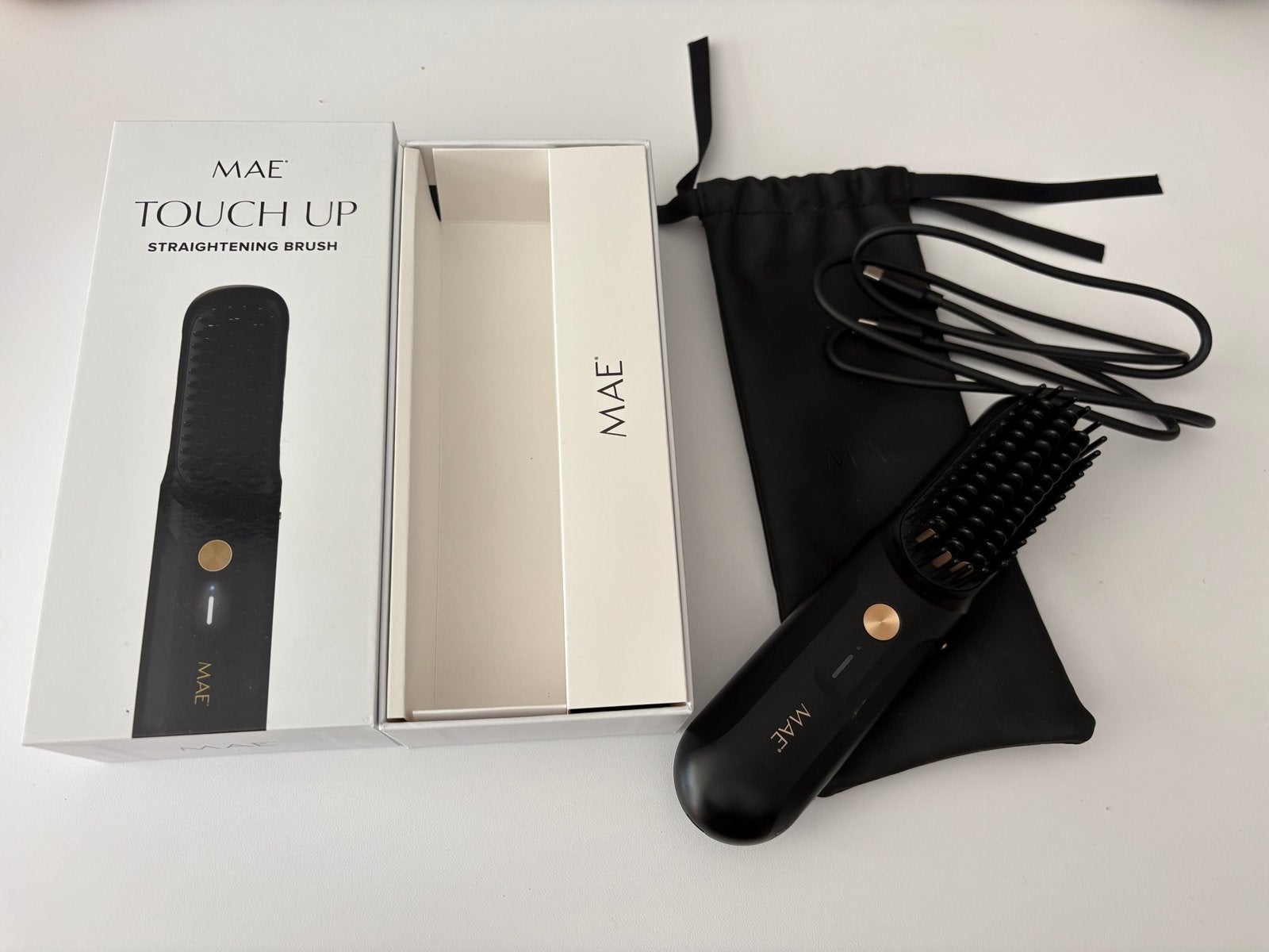 MAE Touch Up Straightening Brush - Draadloze Stijborstel, Sieraden, Tassen en Uiterlijk, Ophalen of Verzenden, Zo goed als nieuw