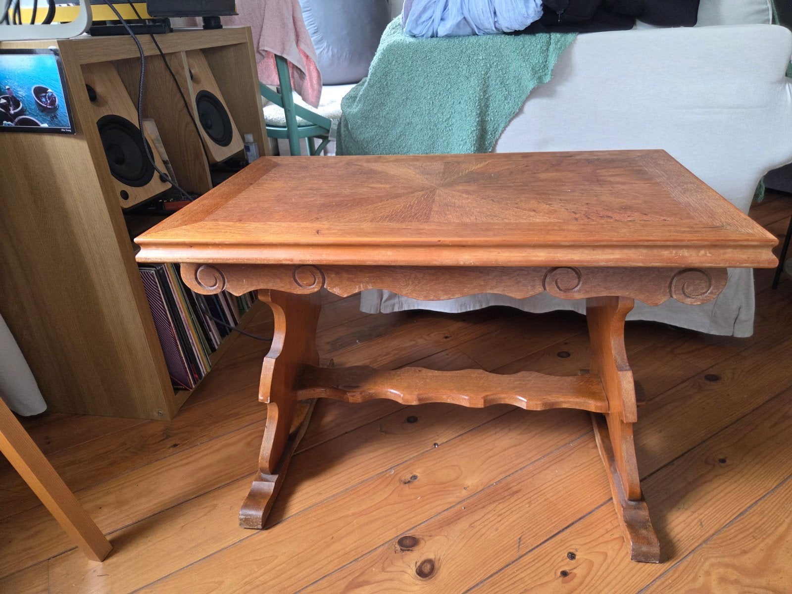 Table - tafel - Vintage coffee table, Huis en Inrichting, Ophalen of Verzenden, Rechthoekig, 50 tot 100 cm, 50 tot 100 cm
