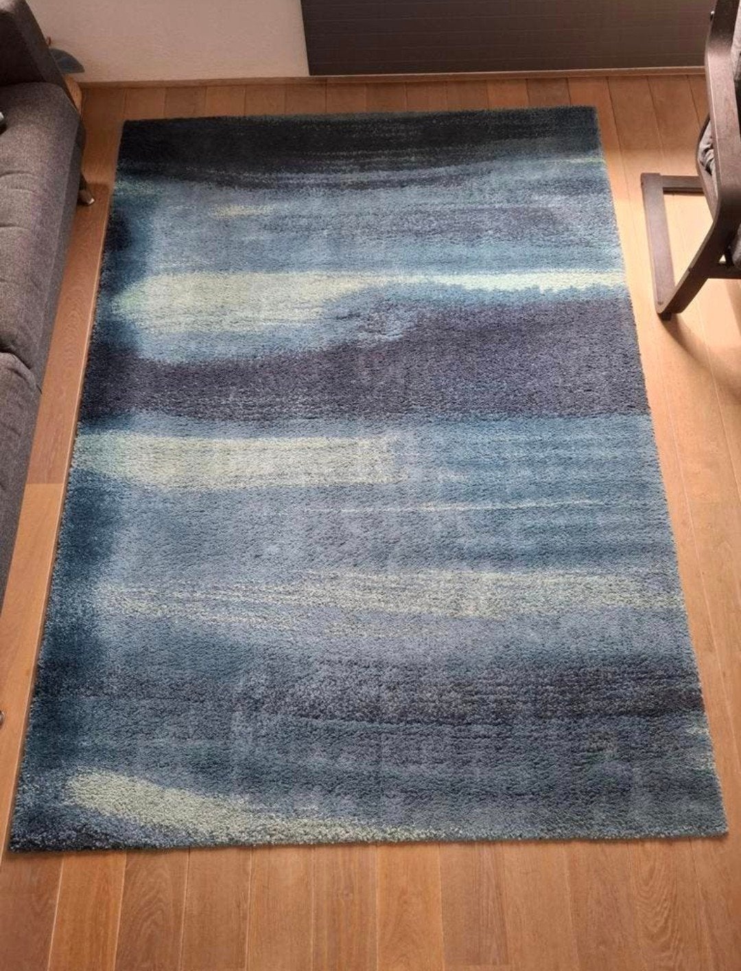 IKEA SÖNDERÖD vloerkleed 170x240, Ophalen, Blauw, 150 tot 200 cm, 200 cm of meer