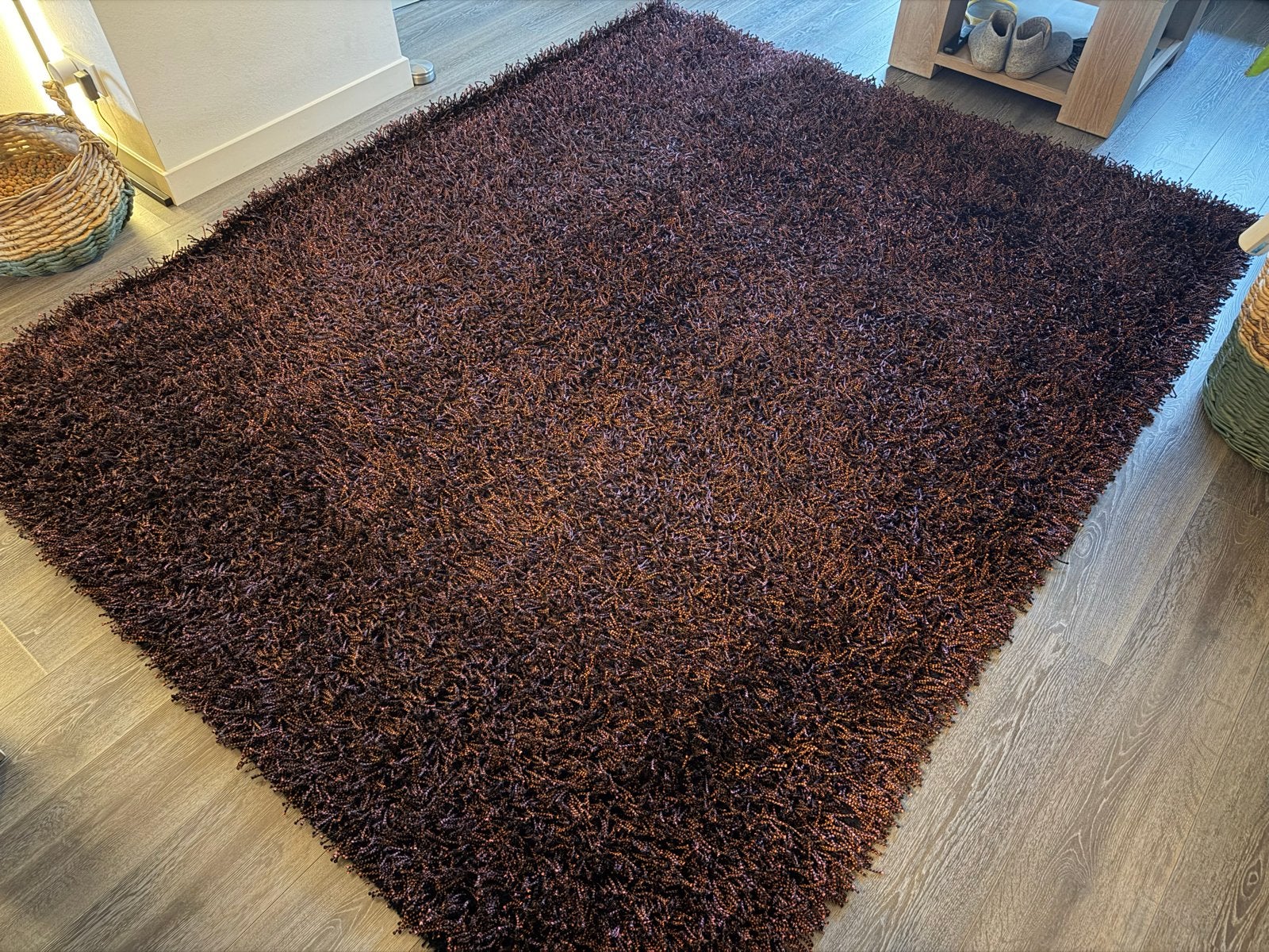 Foto 4 van Brinker Carpets Polyester Shining Shaggy Vloerkleed