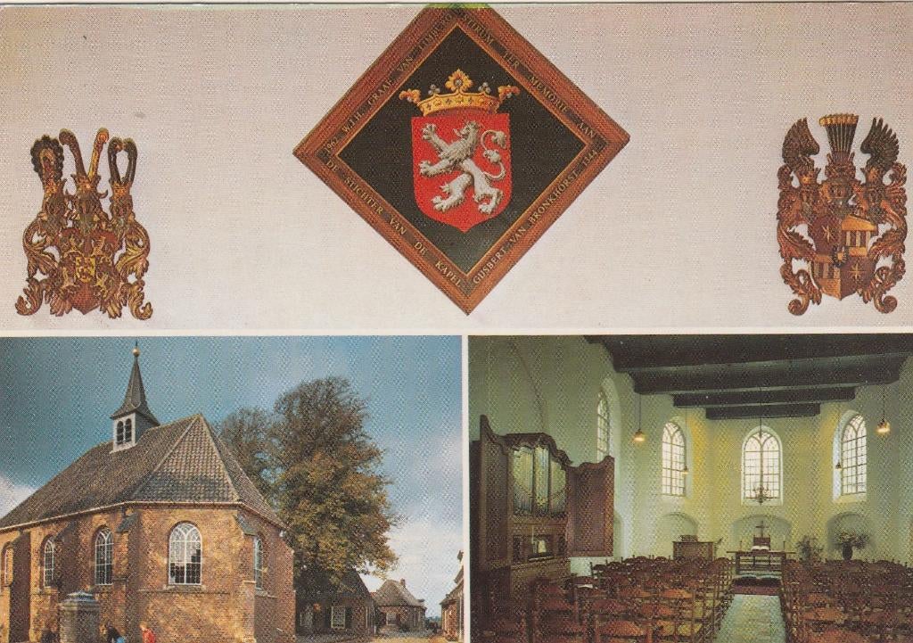 BRONKHORST Ned. Herv. Kapel, Verzenden, 1960 tot 1980, Gelopen, Gelderland