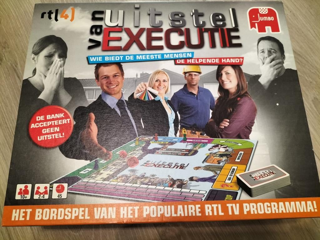 Uitstel van Executie Bordspel - RTL4 TV Programma, Hobby en Vrije tijd, Gezelschapsspellen | Bordspellen, Drie of vier spelers