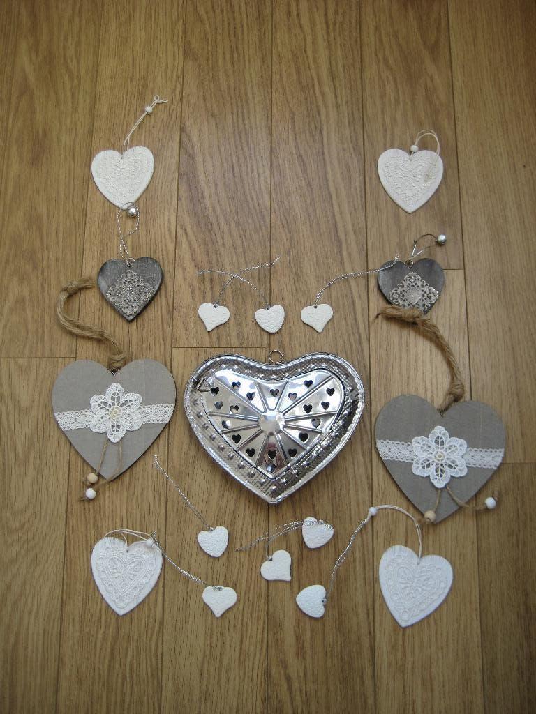 Hartjes voor versiering, decoratie, Valentijn ZGAN, Ophalen of Verzenden, Zo goed als nieuw, Versiering, Geboorte of Huwelijk