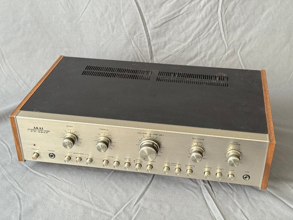 Akai AA-5810 Stereo Integrated Amplifier (1976) Vintage, Ophalen, Gebruikt, Akai