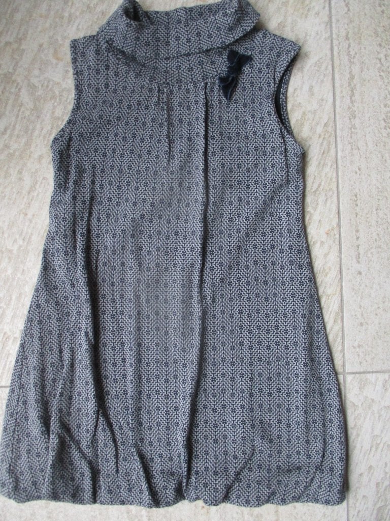 Zara jurk grijs met blauw ballonjurk maat 140 jurkje, Meisje, Ophalen of Verzenden, Zo goed als nieuw, Zara