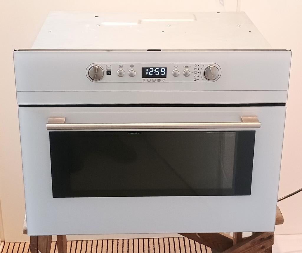 Ikea Whirlpool inbouw combimagnetron hetelucht Mod MWN 400 W, Ophalen, Combimagnetron, Gebruikt, .