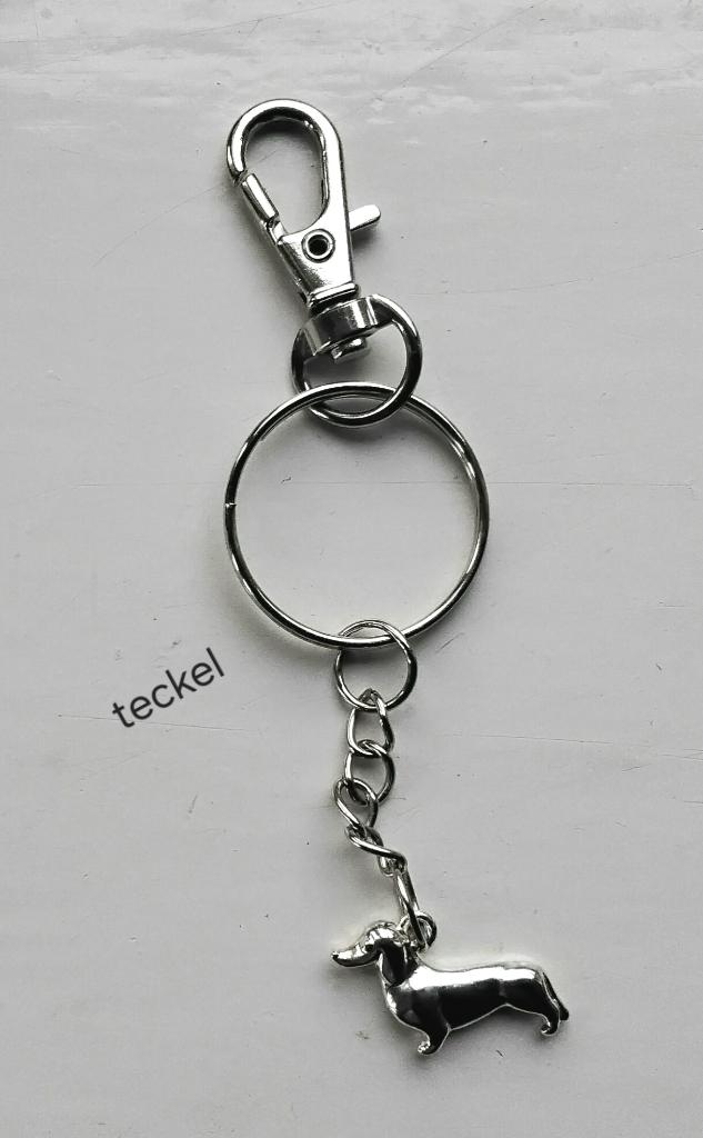 Sleutelhanger teckel, dashond, dachshund, hond, Ophalen of Verzenden, Nieuw, Dier of Natuur