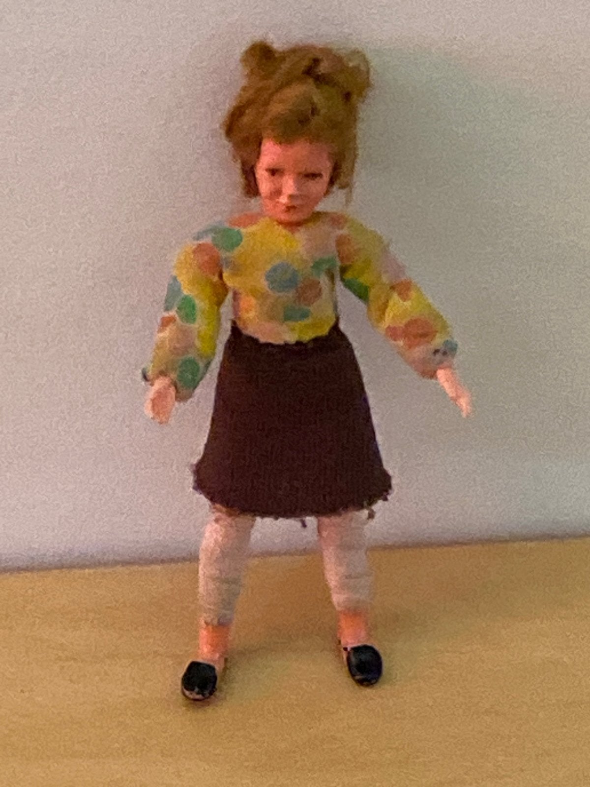 Ari pop 10cm - Vintage speelgoed, Ophalen, Gebruikt, Pop