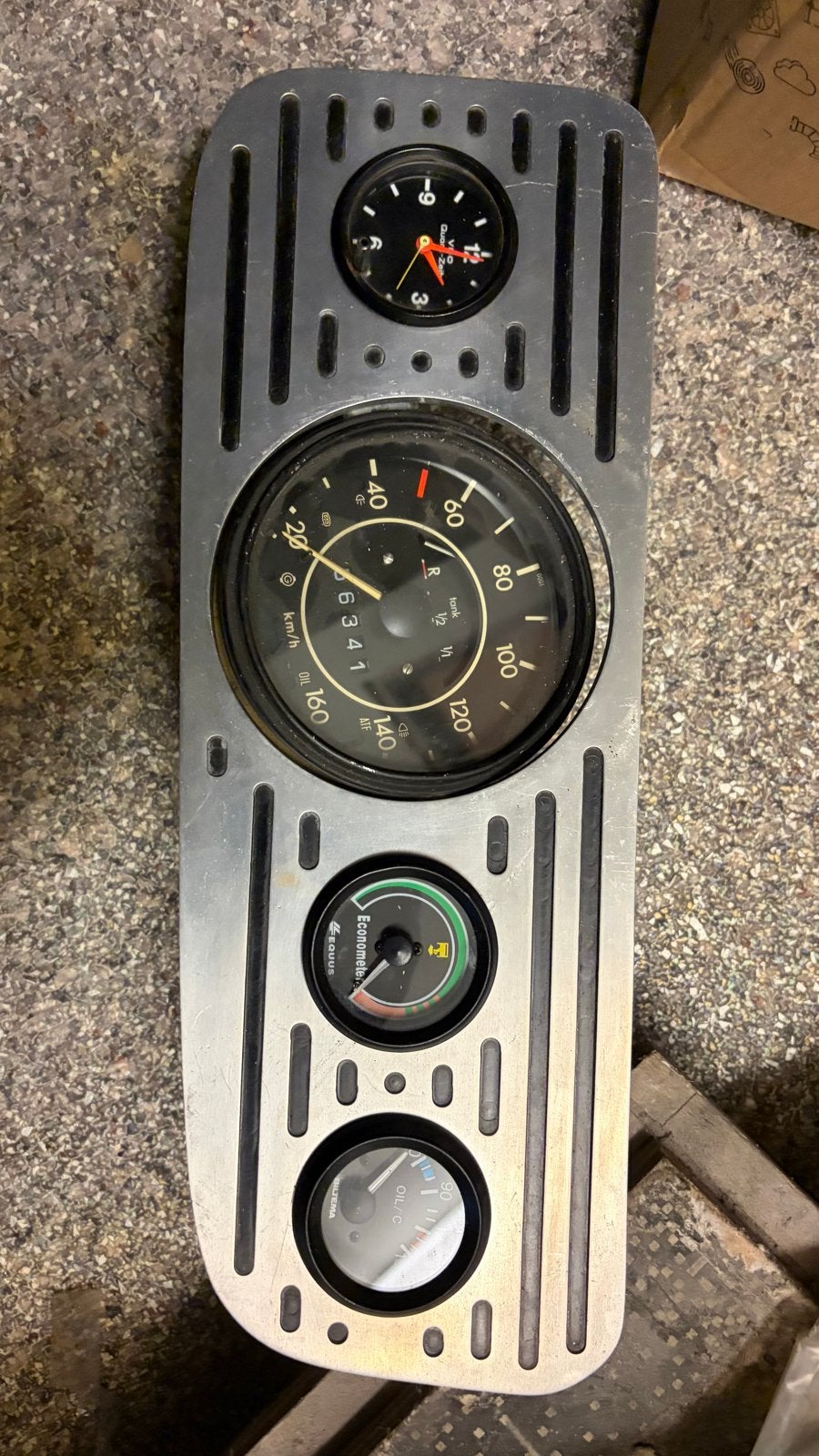Dashboardpaneel met meters voor vw kever, Auto-onderdelen, Dashboard en Schakelaars, Ophalen of Verzenden, Gebruikt, Universele onderdelen