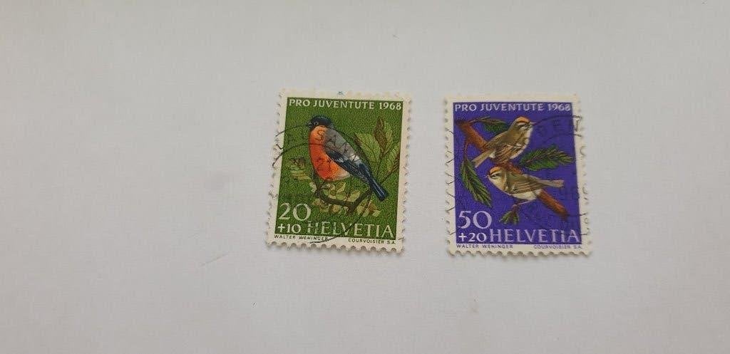 5748 zwitserland pro juventute 1968 vogels, Verzenden
