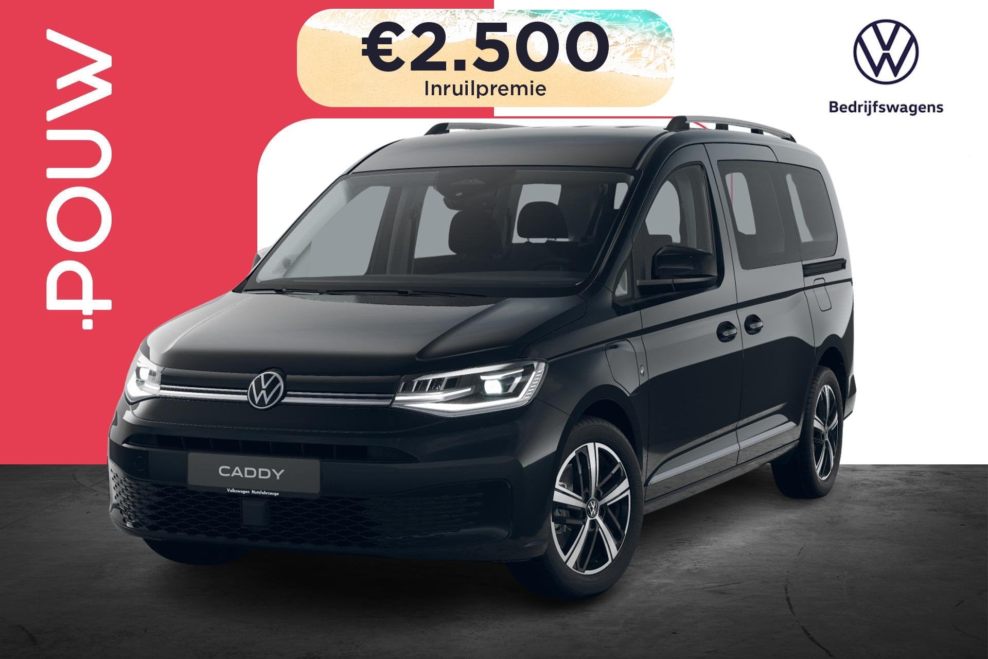 Volkswagen Caddy Kombi Maxi 1.5 TSI 150pk Hybride Style | Wi, Auto's, Volkswagen, 12 maanden, 1498 cc, Euro 6, 4 cilinders